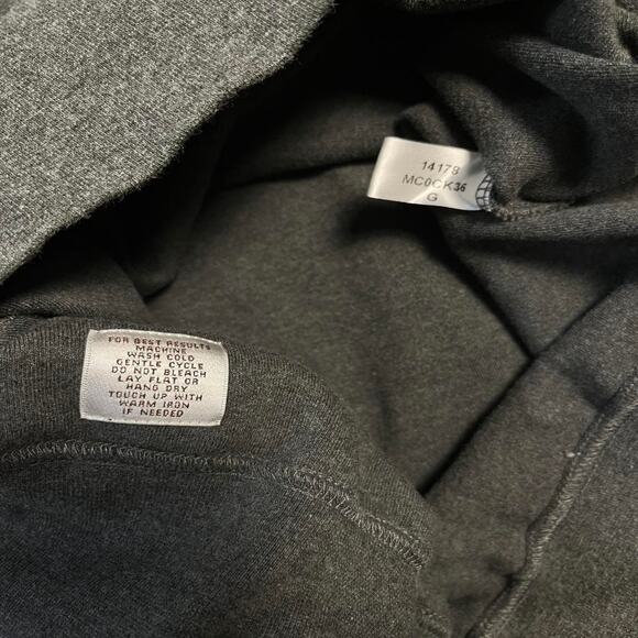 Peter Millar 1/4 Zip Pullover Mens L Gray Soft Cotton Sweater Golf Jumper Lounge - Picture 5 of 8